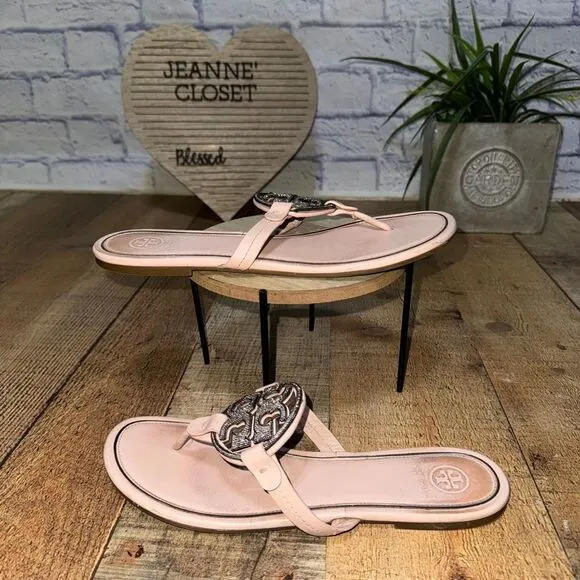 Tory Burch Metal Miller SandalsSize 10