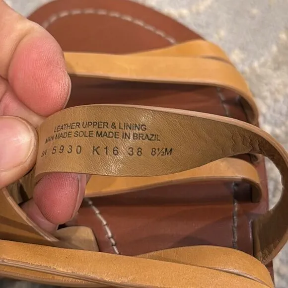 Tory Burch Patos Ankle Strap Sandals size 8.5 in EUC