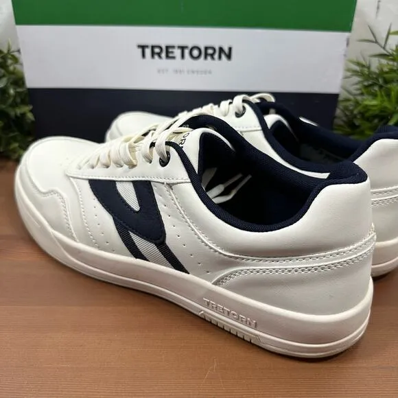 Tretorn Dennis White Low Top Lace Up Sneakers Men's Size 10.5