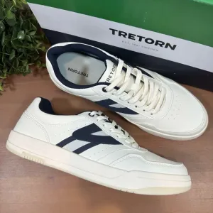 Tretorn Dennis White Low Top Lace Up Sneakers Men's Size 10.5