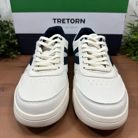 Tretorn Dennis White Low Top Lace Up Sneakers Men's Size 10.5