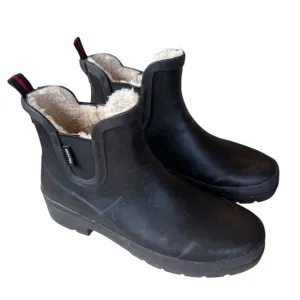 Tretorn Eva Chelsea Rain Boots Black Size 9 Women’s Waterproof Faux Fur Lined