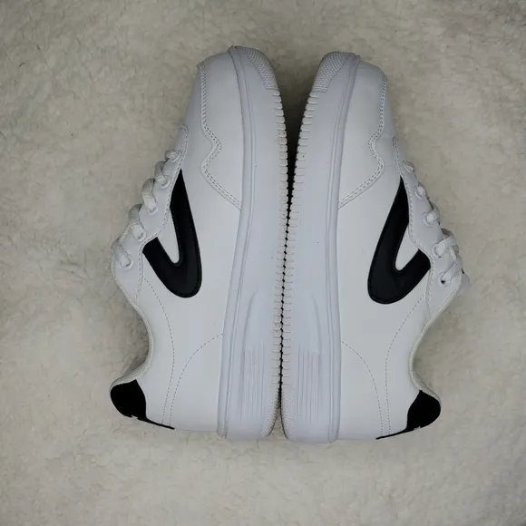 Tretorn Nylite White Leather Low Top Sneakers