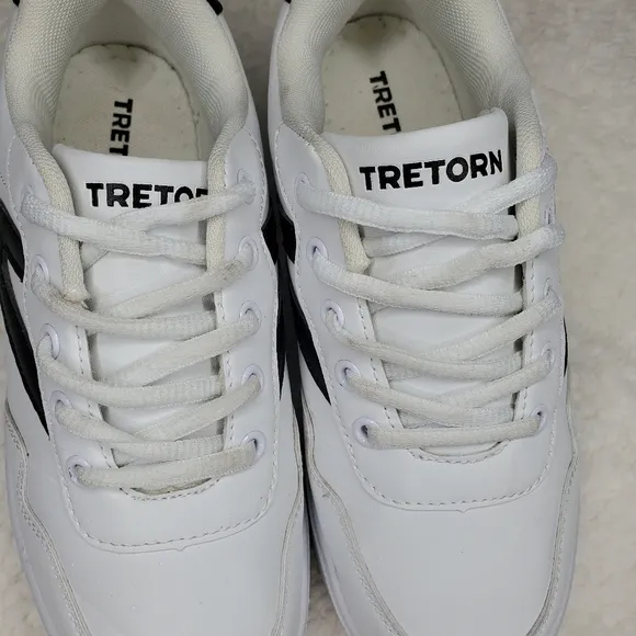 Tretorn Nylite White Leather Low Top Sneakers