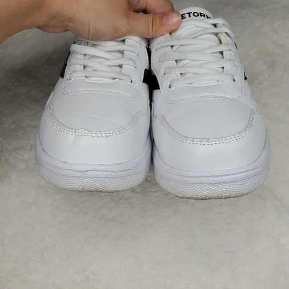 Tretorn Nylite White Leather Low Top Sneakers