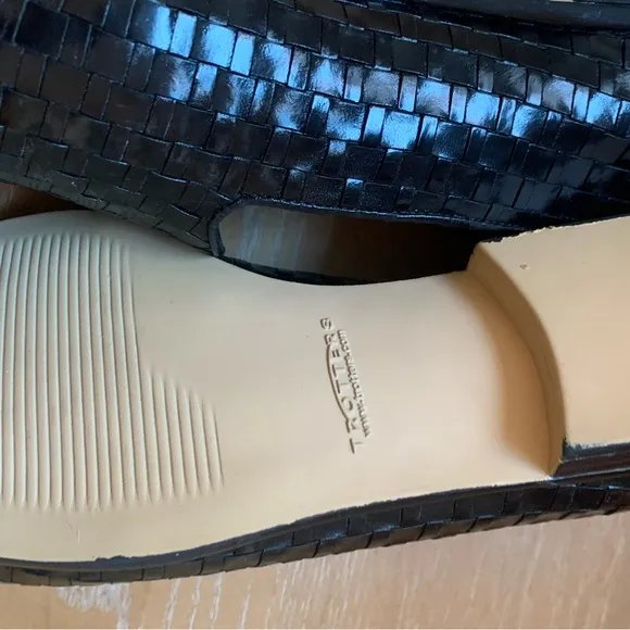 TROTTERS BRAZIL WOVEN LEATHER LOAFERS BALLET SHOES 9 W
