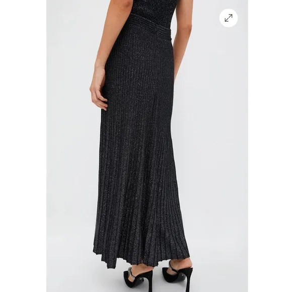 TUCKERNUCK Black Metallic Jesse Skirt