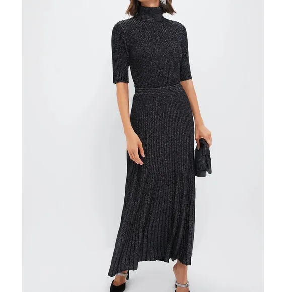 TUCKERNUCK Black Metallic Jesse Skirt