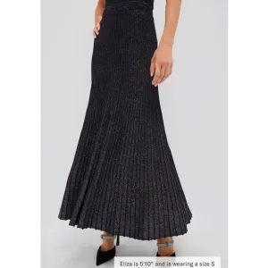 TUCKERNUCK Black Metallic Jesse Skirt