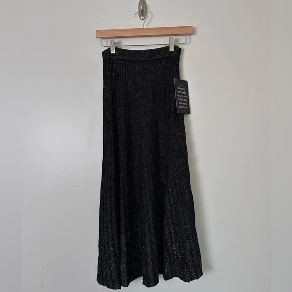 TUCKERNUCK Black Metallic Jesse Skirt