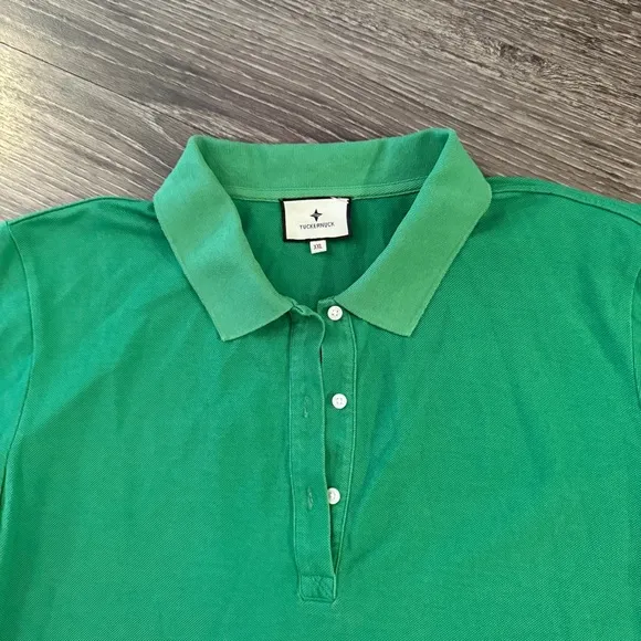 Tuckernuck Green Pique May Polo Dress
