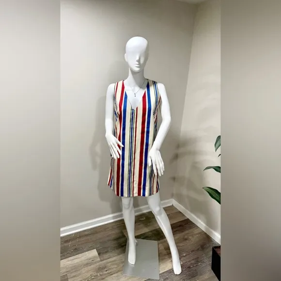 Tuckernuck Pomander Place “Americana Stripe Kira Dress” Size M NWT Retail: $128