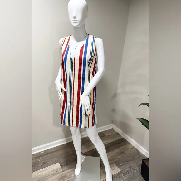 Tuckernuck Pomander Place “Americana Stripe Kira Dress” Size M NWT Retail: $128