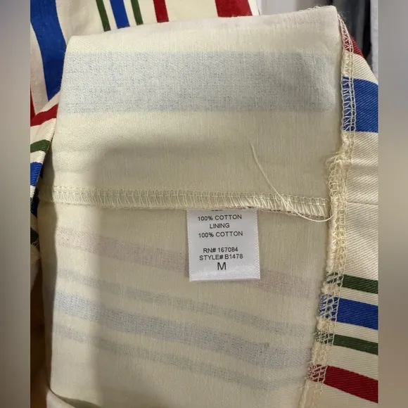 Tuckernuck Pomander Place “Americana Stripe Kira Dress” Size M NWT Retail: $128