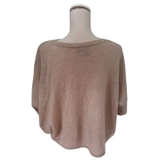 Tuckernuck Sandstone Short Sleeve Cashmere Crewneck L
