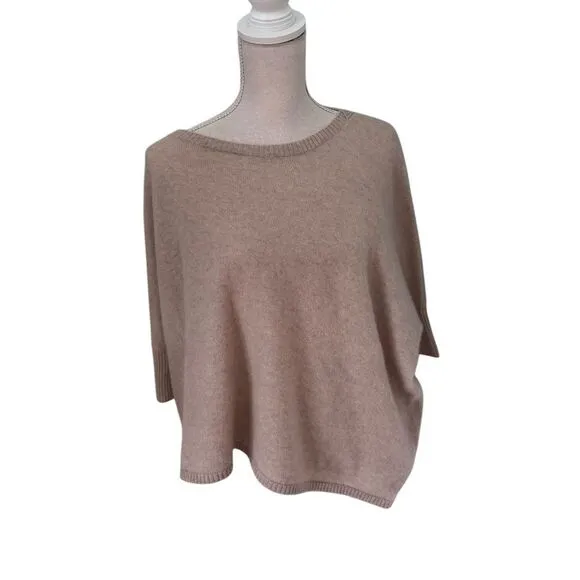 Tuckernuck Sandstone Short Sleeve Cashmere Crewneck L