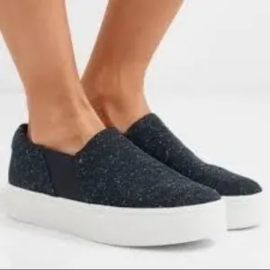UEC Vince Warren Platform Speckled Slide sneakers 8.5