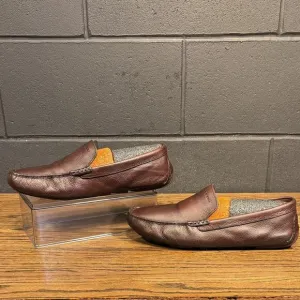 UGG Australia Brown Leather Driving Moccasin Loafers Men’s 10