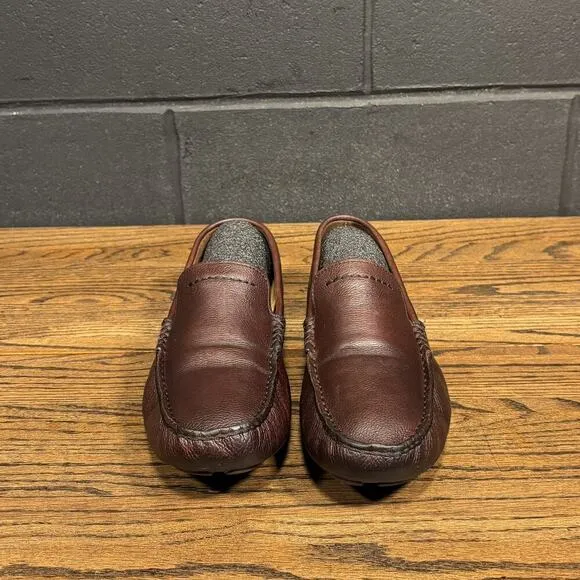 UGG Australia Brown Leather Driving Moccasin Loafers Men’s 10