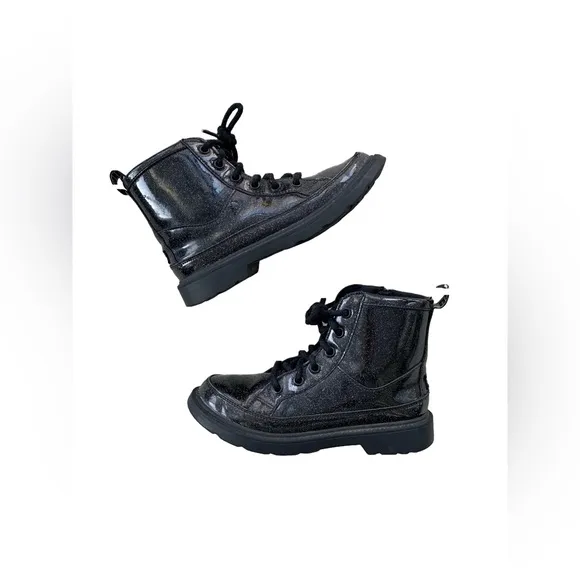 Ugg Big Kid Size 3 Black Robley Glitter Boots