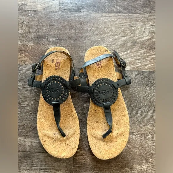 UGG Black Sandals