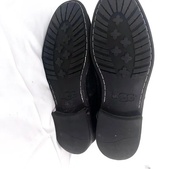 UGG Clyne Slip On Boot Black Suede Size EU 42 men's 9 women's 11