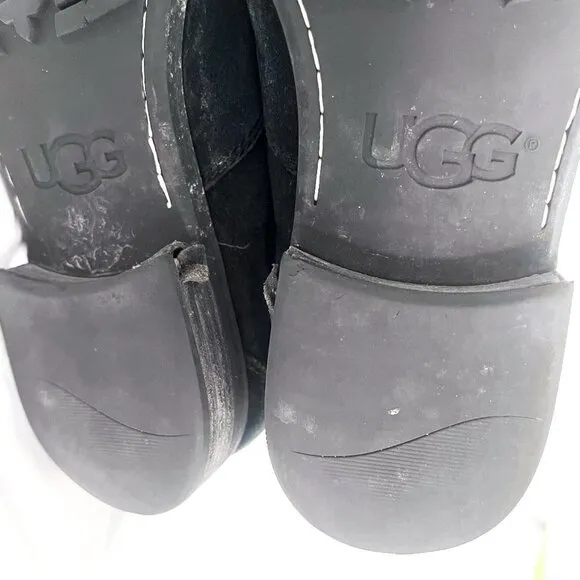 UGG Clyne Slip On Boot Black Suede Size EU 42 men's 9 women's 11