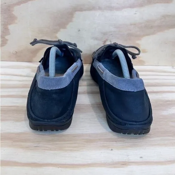 UGG - Karson - Leather Loafers Driving Shoes - Black - Men's - 11 - S/N 1121008