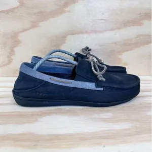 UGG - Karson - Leather Loafers Driving Shoes - Black - Men's - 11 - S/N 1121008
