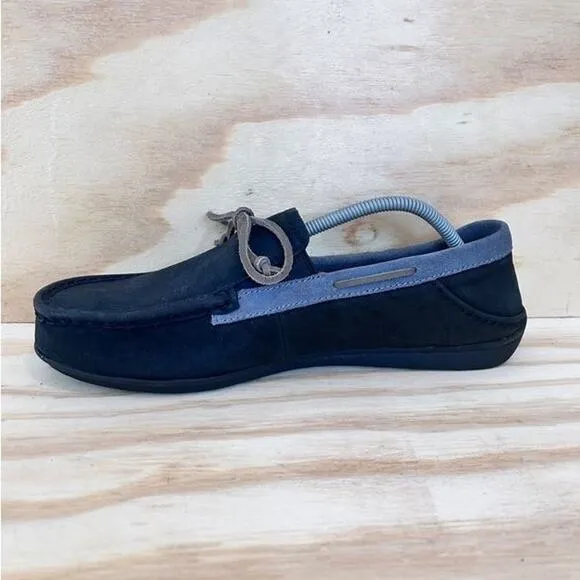 UGG - Karson - Leather Loafers Driving Shoes - Black - Men's - 11 - S/N 1121008