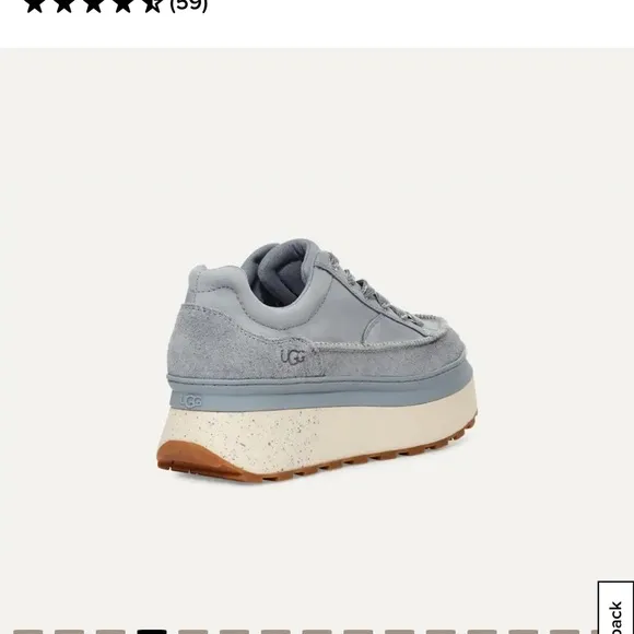 UGG light blue/gray Platform Sneakers