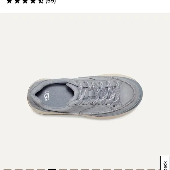 UGG light blue/gray Platform Sneakers
