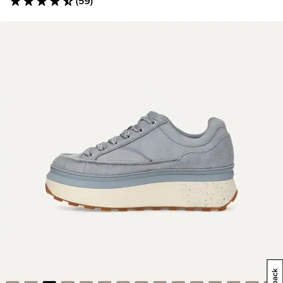 UGG light blue/gray Platform Sneakers