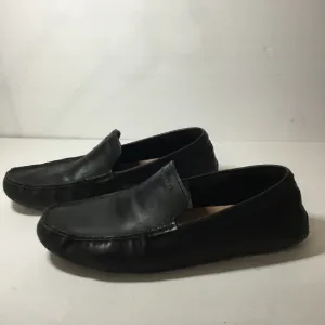 UGG Men’s Black Energ Leather Driving Slip On Loafers Size 11.5