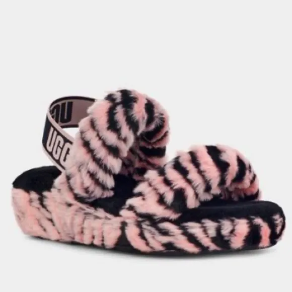 UGG Oh Yeah Tiger Print sandals
