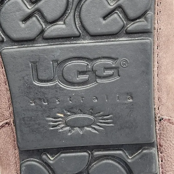 Ugg penny loafers men's 18 brown suede wool 1008831 Tucker driving shoe slippers
