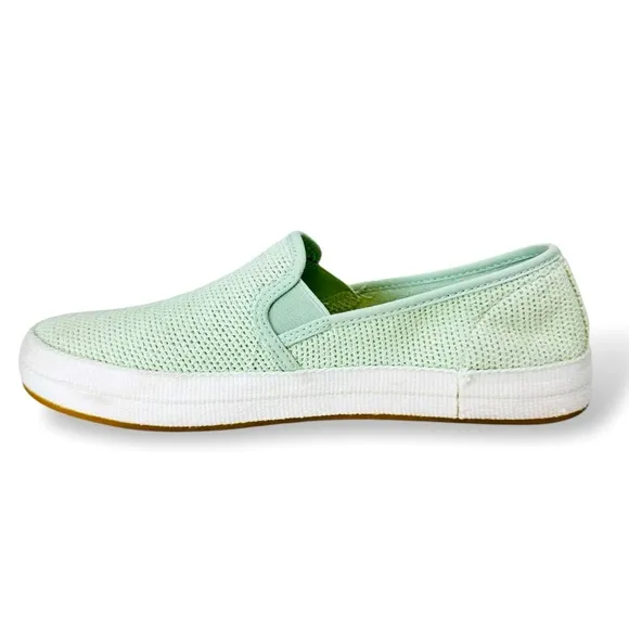 Ugg Womens Bren Slip On Woven Mesh Platform Sneakers, Preppy,Mint Green,Size 8.5
