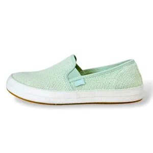 Ugg Womens Bren Slip On Woven Mesh Platform Sneakers, Preppy,Mint Green,Size 8.5