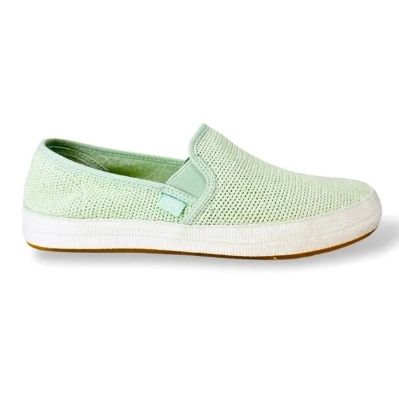 Ugg Womens Bren Slip On Woven Mesh Platform Sneakers, Preppy,Mint Green,Size 8.5