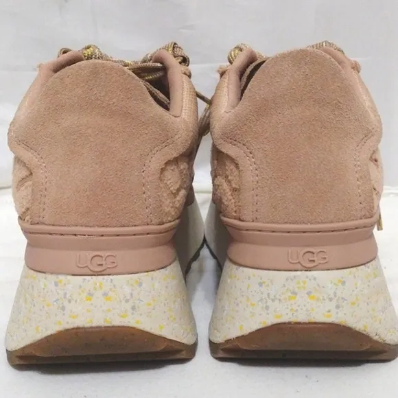 UGG Women's Marin Lace Logo Platform Sneakers US 8.5