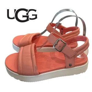 UGG Women's Zayne Starfish Pink Ankle Strap Sandals 7