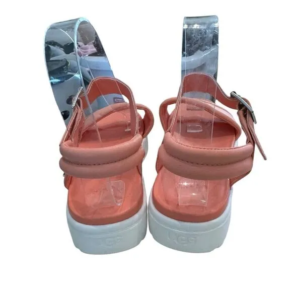 UGG Women's Zayne Starfish Pink Ankle Strap Sandals 7