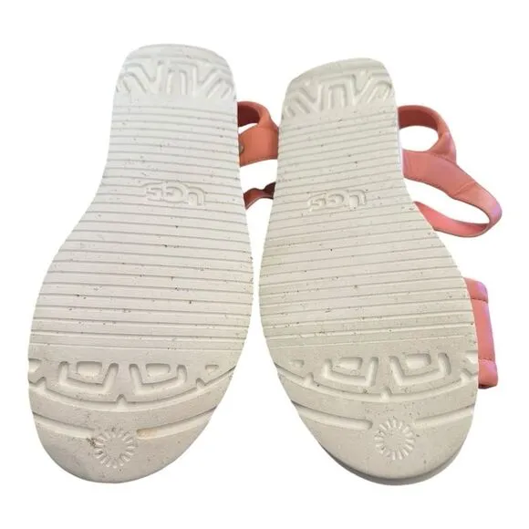UGG Women's Zayne Starfish Pink Ankle Strap Sandals 7