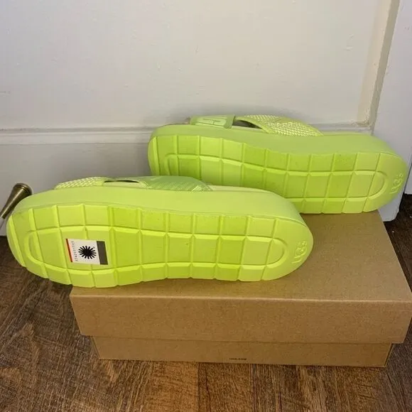 UGG Emily Mesh Slide Pollen Sandals Size 6