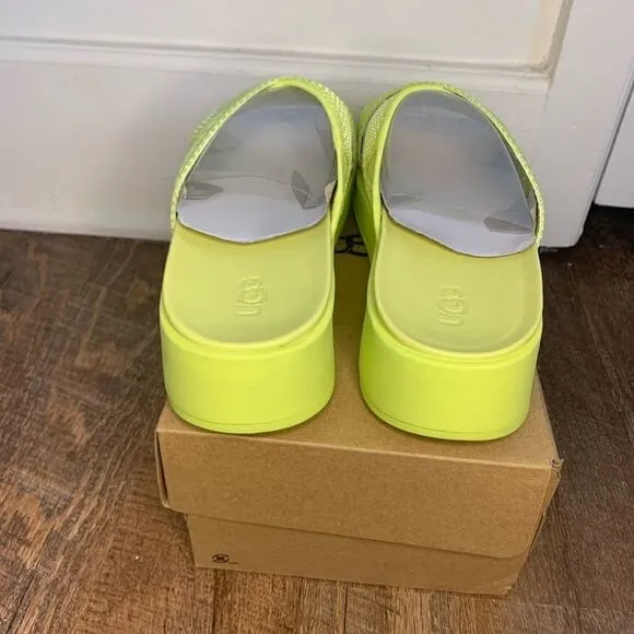 UGG Emily Mesh Slide Pollen Sandals Size 6
