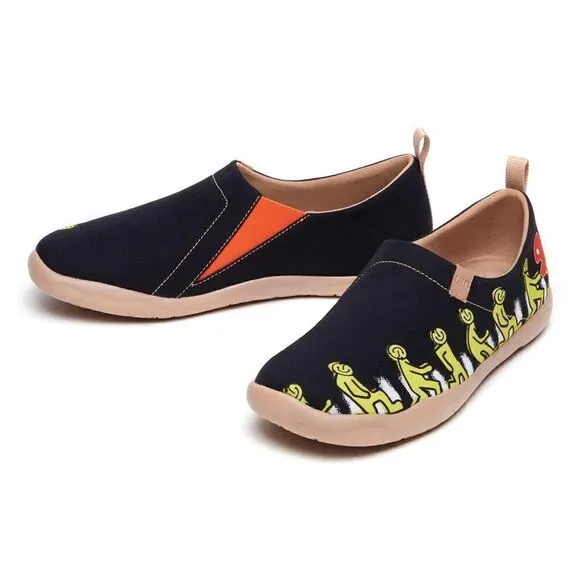 UIN Men's Walking Shoes Slip On Loafers (Marching On Toledo)