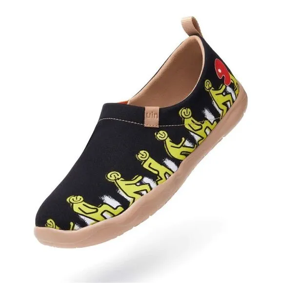 UIN Men's Walking Shoes Slip On Loafers (Marching On Toledo)