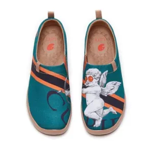UIN Men's Walking Shoes Slip On Loafers (Cupid's Arrow Toledo)