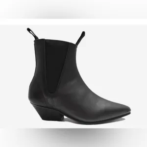 Underground England Chelsea Boots - Black Leather UK Size 6