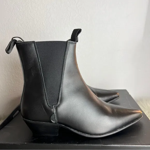 Underground England Chelsea Boots - Black Leather UK Size 6